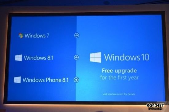 微软发布Windows10：统一PC手机Xbox